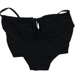 NWOT LOVE Women's Bustier Tank Top W/Waist Side Cutouts Black Medium